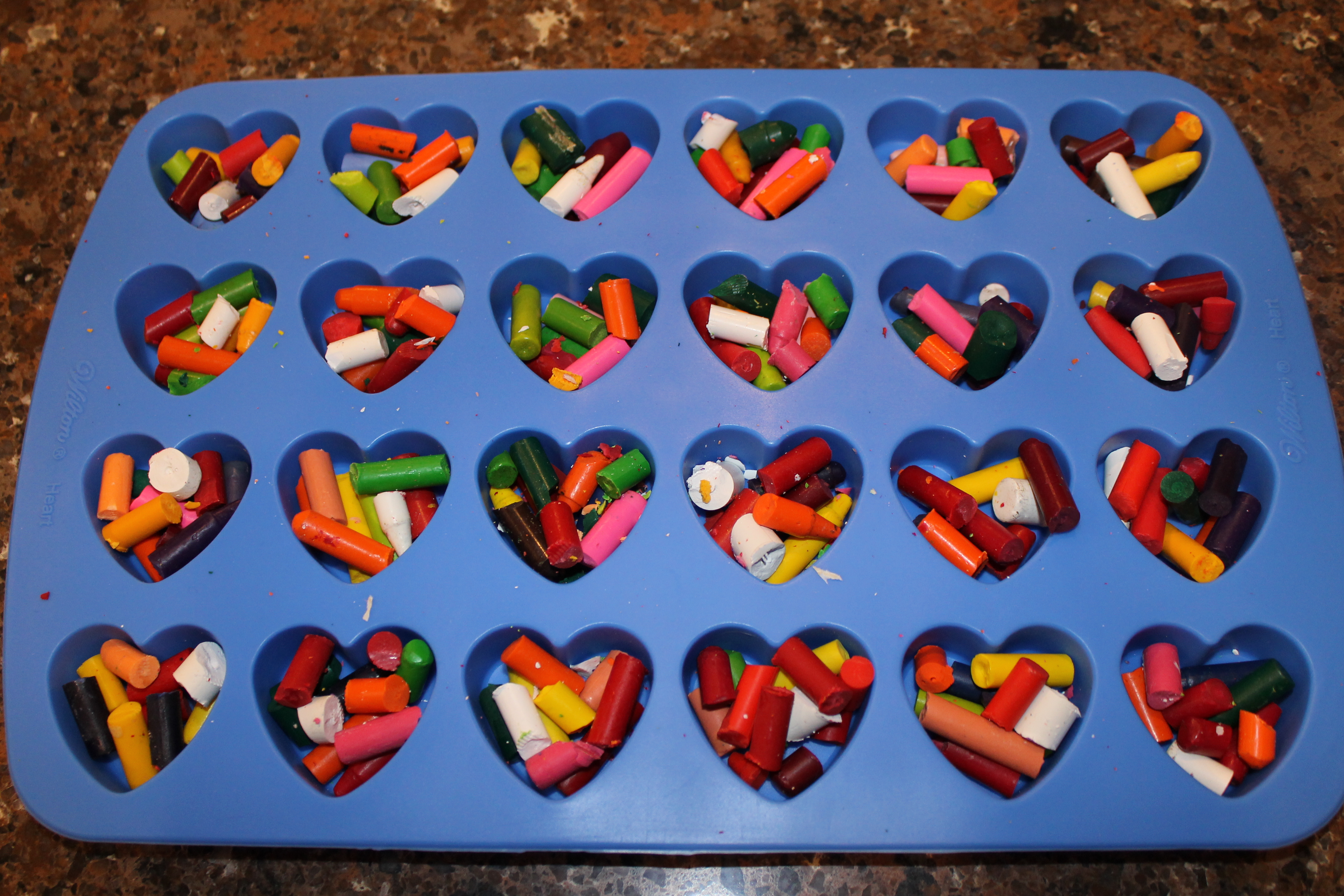 Just Jen: Crayon Heart Valentines