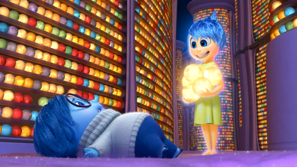 INSIDE OUT - Pictured (L-R): Sadness, Joy. ?2015 Disney?Pixar. All Rights Reserved.